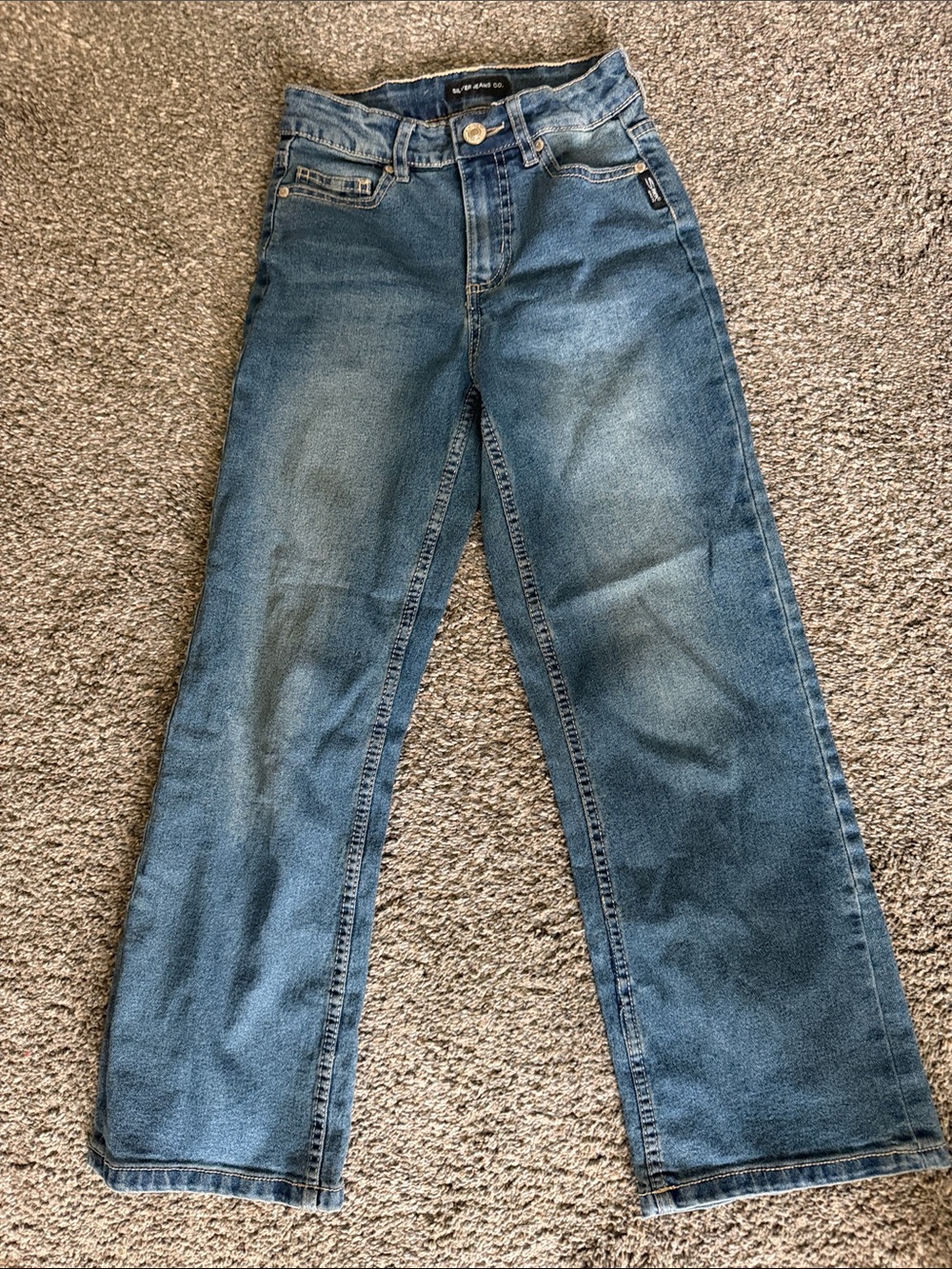 Silver Jeans Kids Blue Straight-Leg Jeans